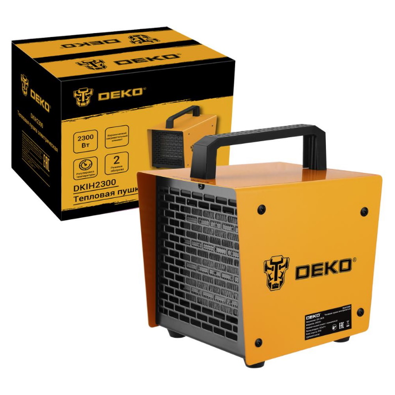 Тепловая пушка электрическая Deko DKIH2300 080-1012, 2300Вт в Иваново