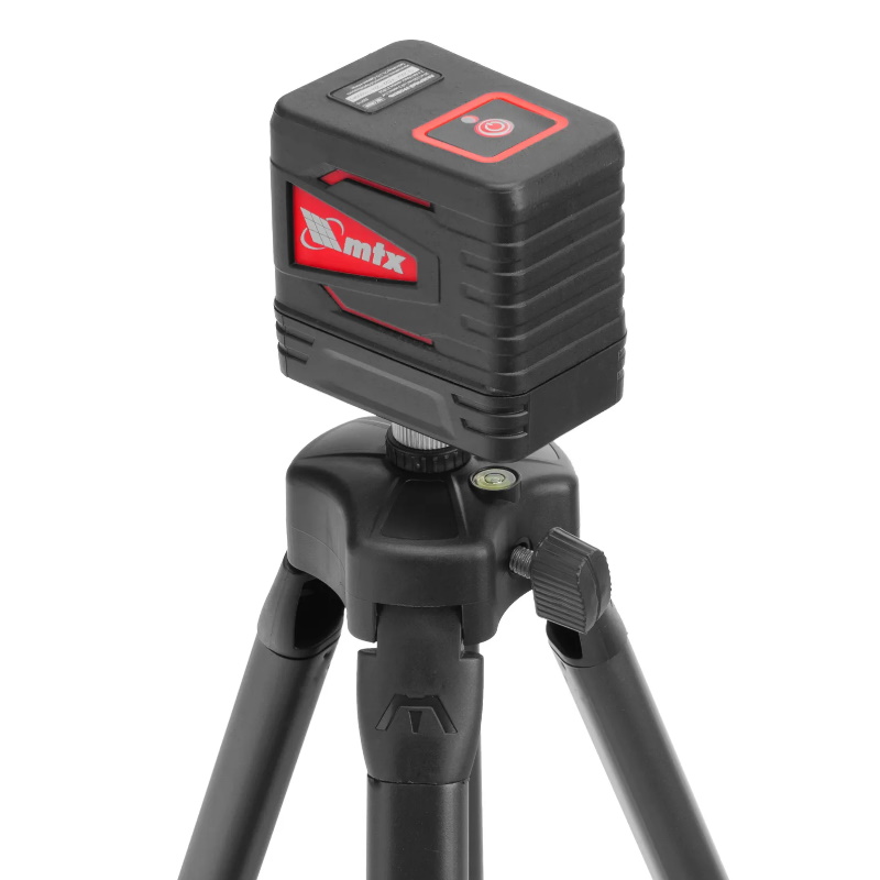 Лазерный уровень MTX QBC RED Pro SET 350105, 10 м, красный луч, батарейки, штатив