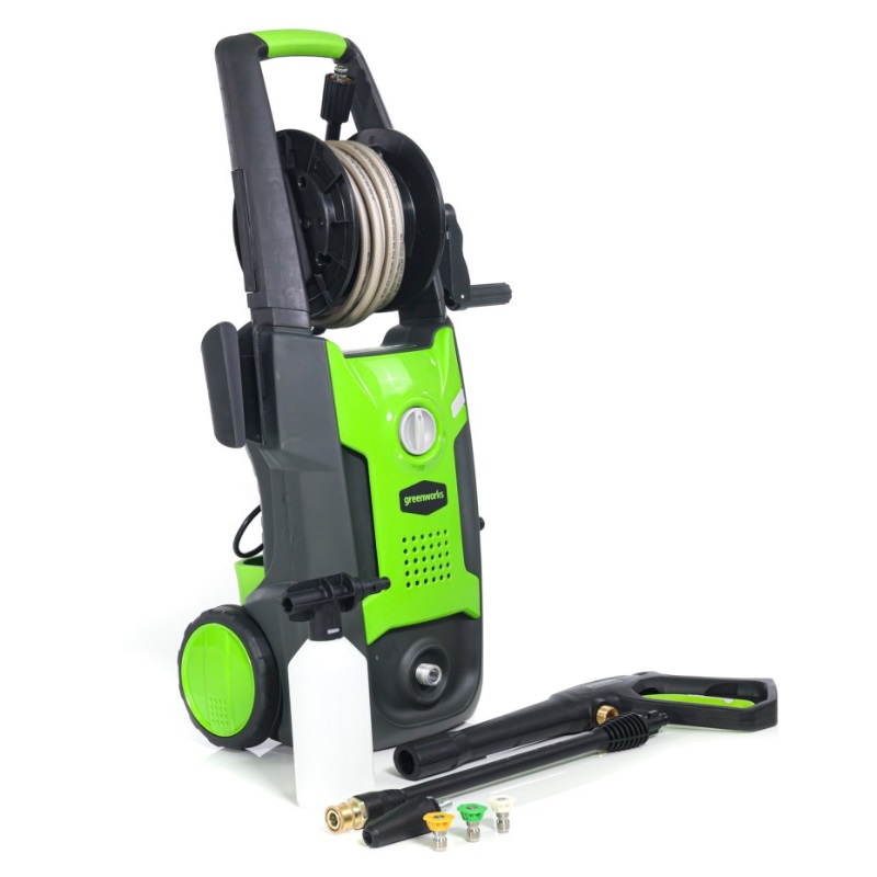 Мойка высокого давления Greenworks GPWG4II 5106507, 130 бар, электрическая, 1800 Вт в Муроме