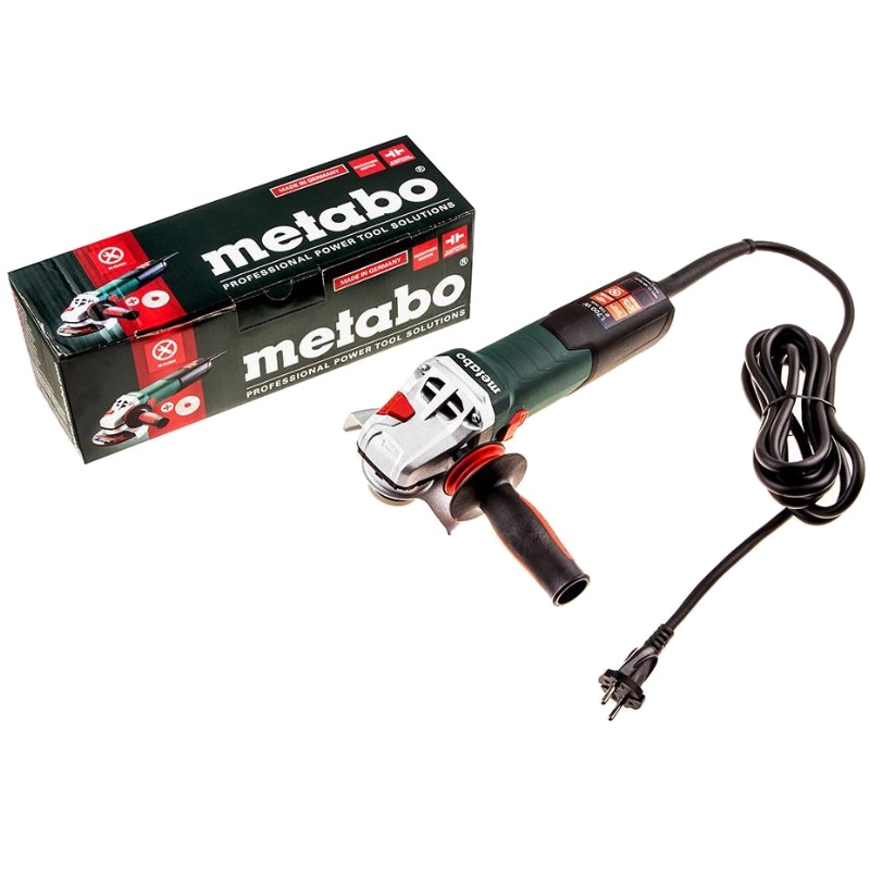 Угловая шлифмашина (болгарка) Metabo WEV 17-125 Quick 600516000, 125 мм, 1700 Вт, плавный пуск, регулировка оборотов