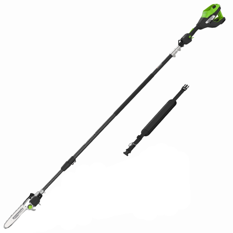 Высоторез/сучкорез аккумуляторный Greenworks PS102T 82В 1402407, телескопический б/щ (без АКБ и ЗУ) в Переславле