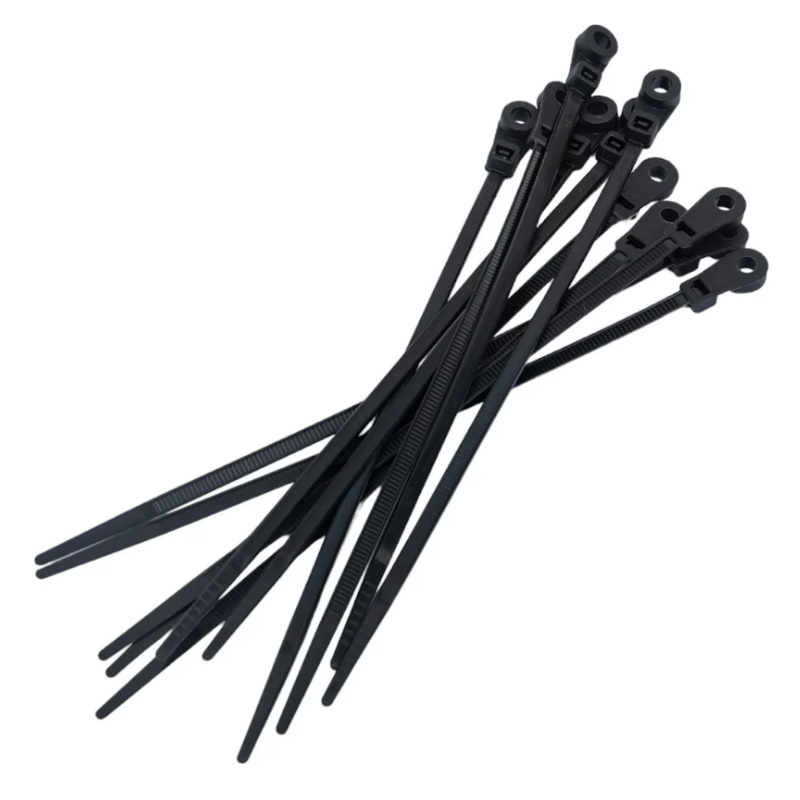 Хомут-стяжка Starfix SM-52471-100 с монтажным отверстием 3.6х150 мм черный (100 шт в уп.)  в Иваново
