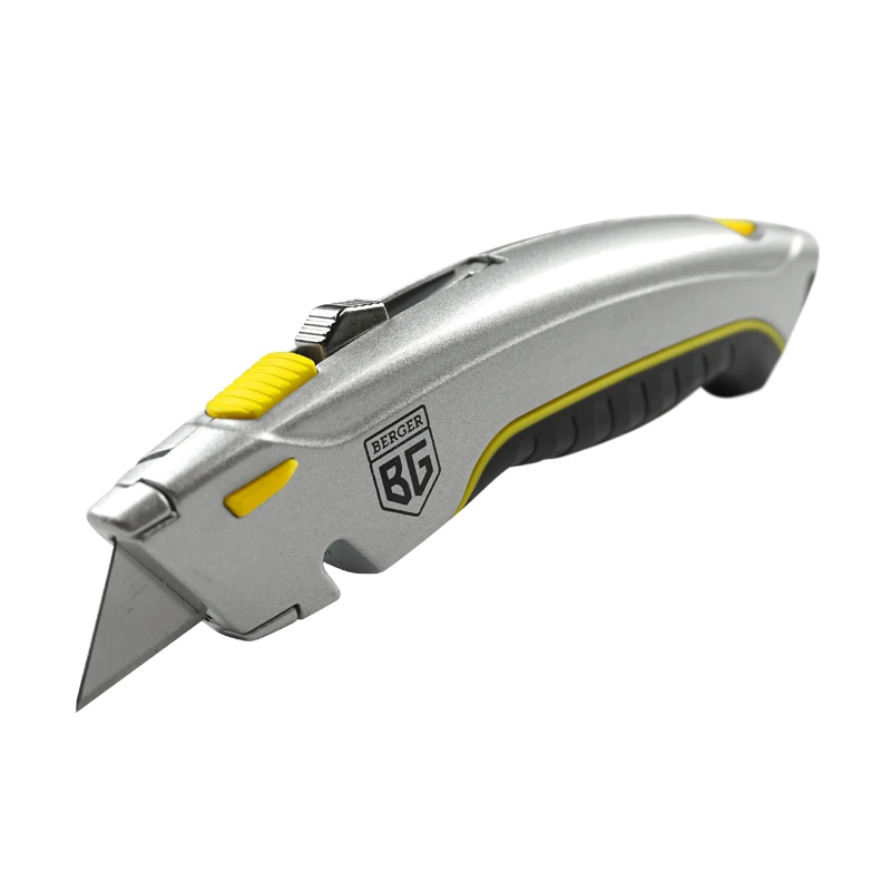Металлический нож Berger BG1350, с трапециевидным лезвием 19мм, 4 лезвия в комплекте  в Ярославле