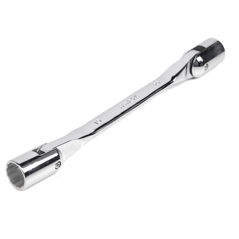 Ключ торцевой шарнирный Hortz 352129, 19х22, хром в Иваново