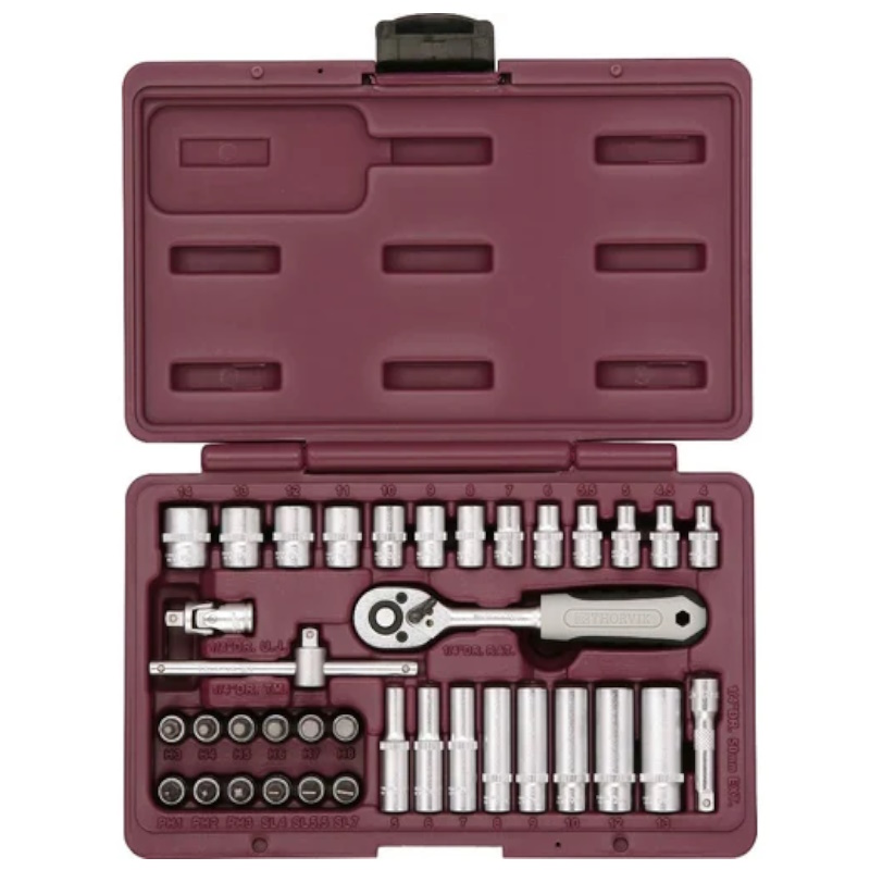 Набор инструмента Thorvik UTS0038 052056, 1/4"DR, 38 предметов
