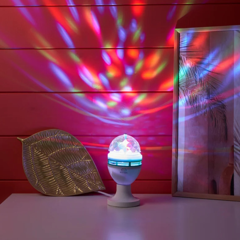 Лампа светодиодная Neon-Night  "Диско" 601-251 305404, 6 Вт, 3LED, IP20, с подставкой