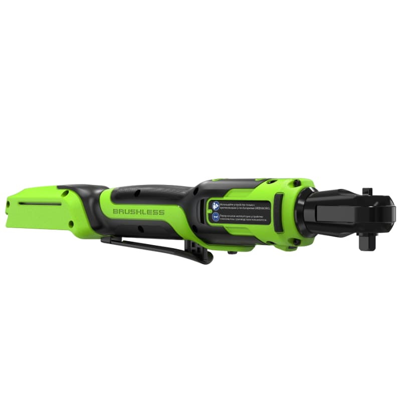 Гайковерт-трещотка Greenworks GD24RW 3804007, 24В, 1/2, сумка, без АКБ и ЗУ в Ярославле