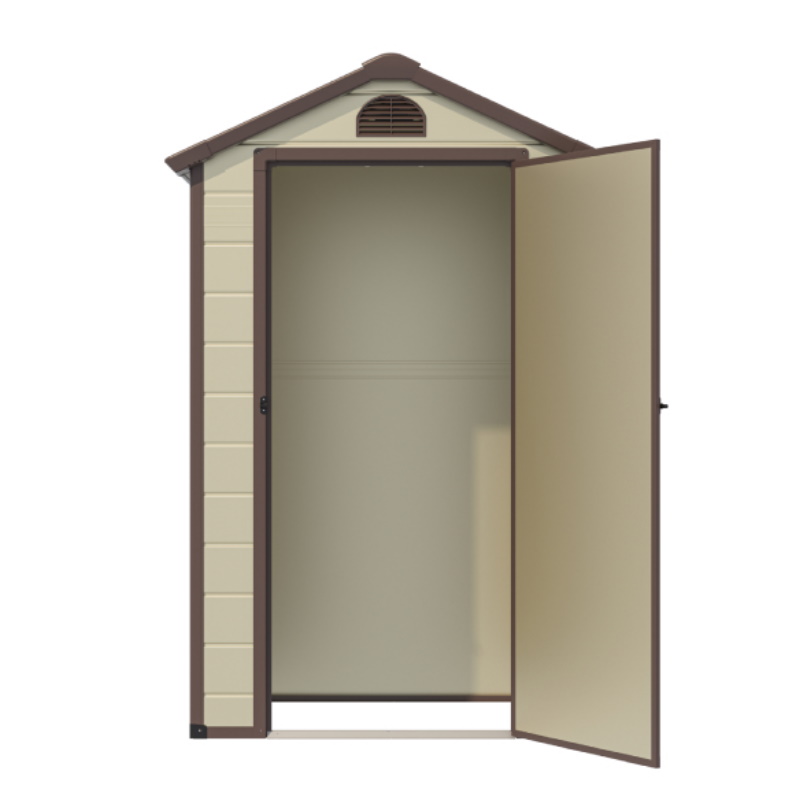 Сарай Wotex Storage-01-1, бежевый с коричневым, 134*104*204 см