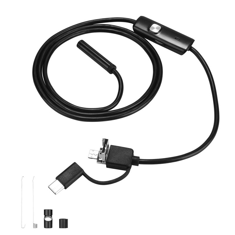 Водонепроницаемый эндоскоп Deko WEC-3.5, 065-0155, 3.5м (Micro USB, USB, Type-C) в Ярославле