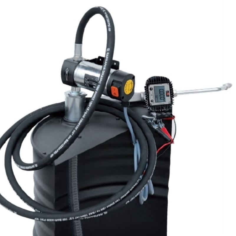 Бочковой комплект для масла Piusi Drum Viscomat 60/1 12V F00268000, механический пистолет, 4 л/мин
