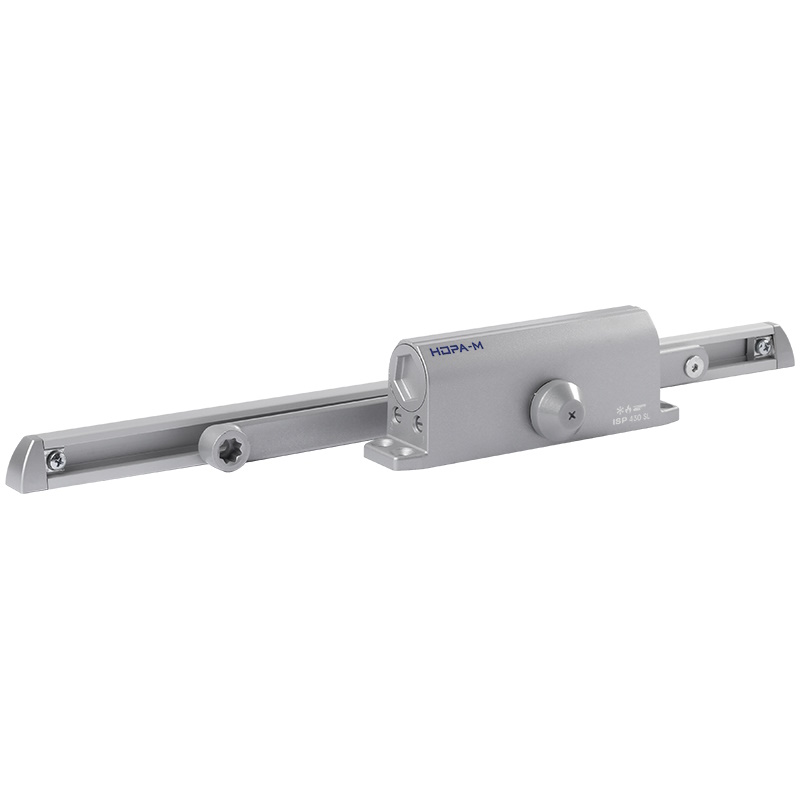 Доводчик дверной Нора-М ISPARUS 430 Slider 18777, от 40 до 100 кг, серый, со скользящей тягой в Иваново