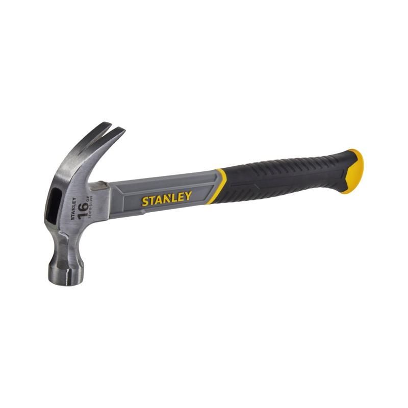 Молоток плотницкий Stanley STHT0-51309 FIBERGLASS (вес 450 гр, с гвоздодером) в Туле