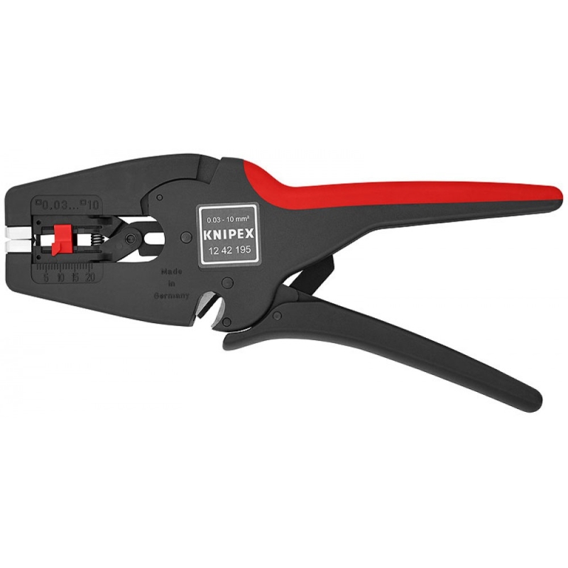 Стриппер автоматический Knipex KN-1242195SB MultiStrip 10 (0.03-10 мм² AWG 32-8, 195 мм) в Угличе