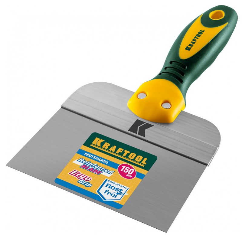 Шпатель фасадный Kraftool 10036-150, с двухкомпонентной ручкой, нержавеющее полотно, 150мм  в Иваново