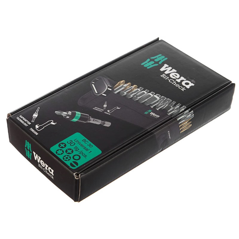 Набор бит с битодержателем Wera BIT-CHECK UNIVERSAL/30 WE-056440 в Ярославле