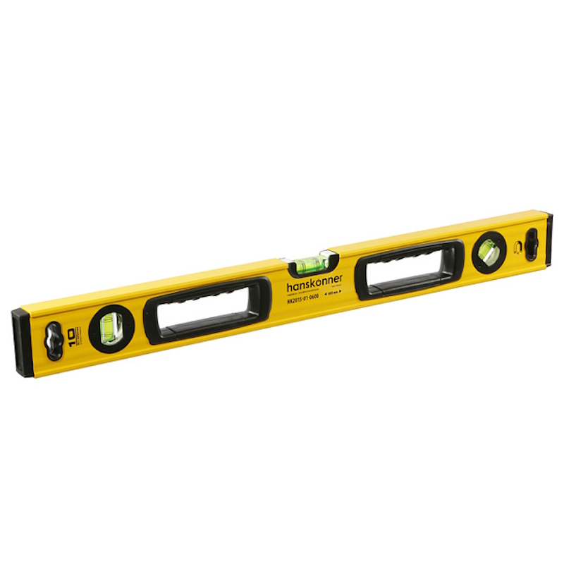 Уровень 600 мм Hanskonner HK2015-01-0600, фрезеров., магнитный, 3 глазка, точность 0.5мм/м в Рыбинске