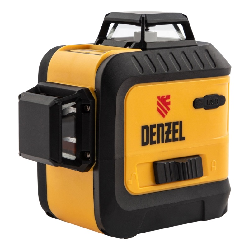 Лазерный уровень мультипризменный Denzel LX 360-2 Red 35076