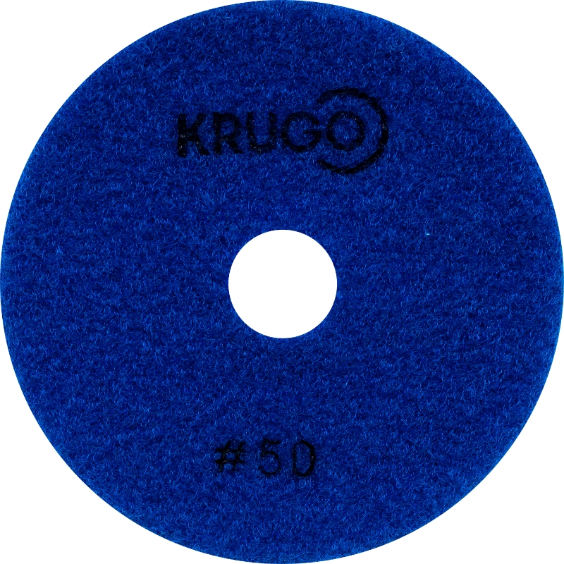 Круг алмазный Krugo PPD040050, гибкий, шлифовальный(АГШК), №50, сухой, 100 мм, 10 шт. в Ярославле