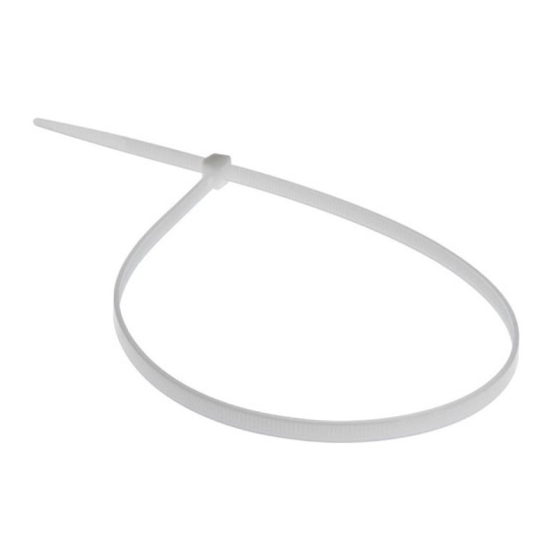 Хомут-стяжка Starfix SMP-77509-100, 7.6х300 мм, белый, (100 шт в упаковке)