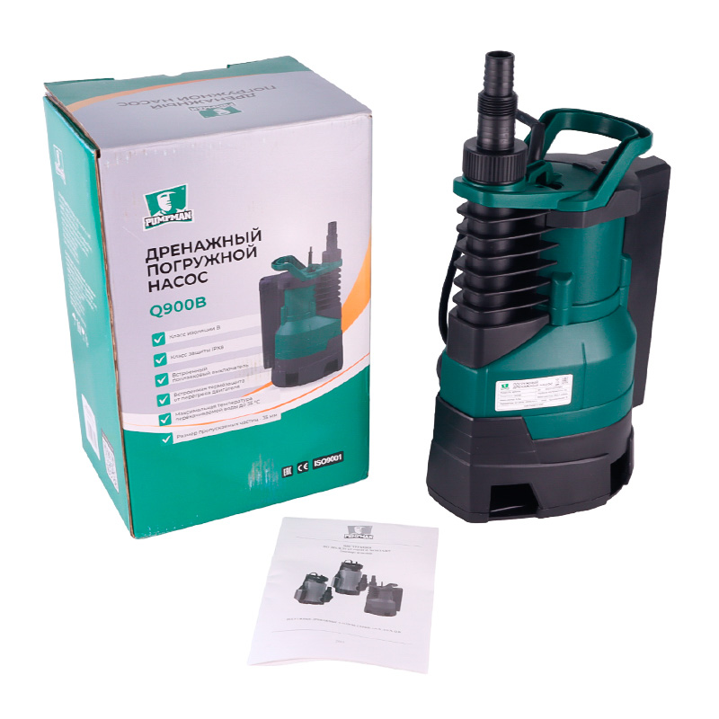 Дренажный насос Pumpman Q900B (встр. поплавок) в Коврове