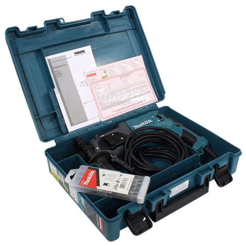 Перфоратор Makita HR2470X20  в кейсе, с защитной муфтой в Туле
