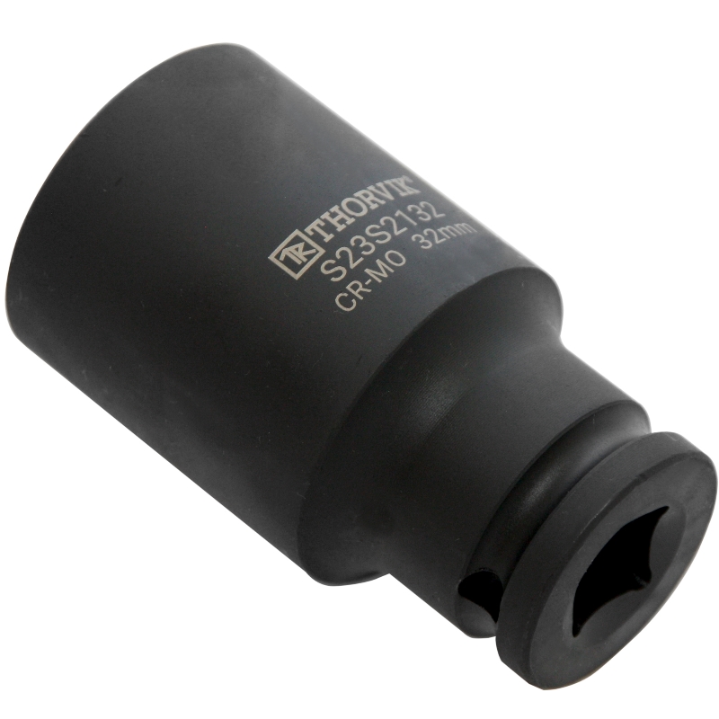 Головка торцевая ударная Thorvik S23S2132 054441, глубокая, 1/2"DR, 32 мм в Рыбинске