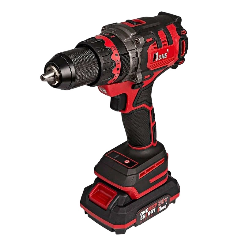 Дрель аккумуляторная ударная бесщеточная №1 CDI 20/3.0-IN-BR-S, 20V, 3,0A/h,150Hm, 2 аккумулятора, 2 скорости, 3 режима защиты от обратного удара, кейс