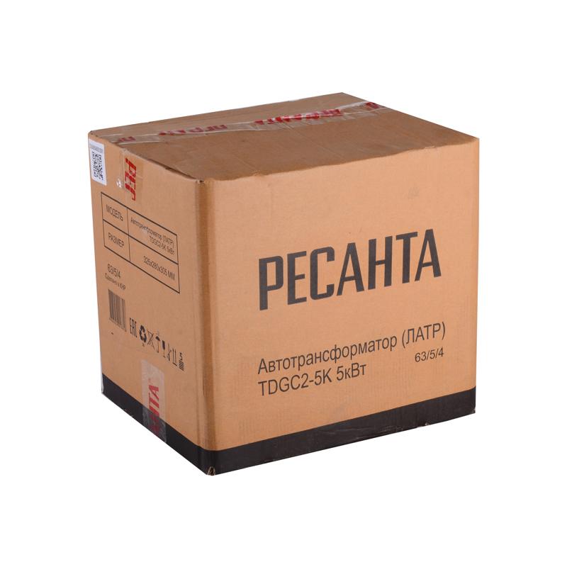 Автотрансформатор (ЛАТР) Ресанта TDGC2-5K (5kVA) в Рыбинске