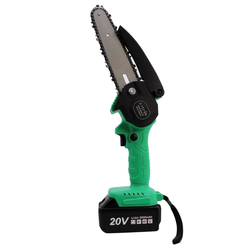 Пила цепная аккумуляторная Zitrek GreenSaw 20 Extra power 082-1851 (20 В, 3 Ач Li-ion 1 шт., 1,5 Ач Li-ion 1 шт., ЗУ)  в Коврове