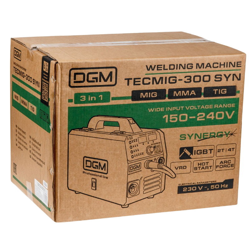 Полуавтомат сварочный DGM TECMIG-300 SYN DG5822-9