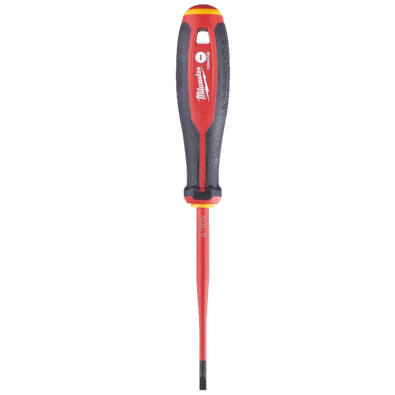 Отвертка диэлектрическая Milwaukee 4932478715, VDE, SL 0.8x4 x100, трехгранная рукоятка во Владимире