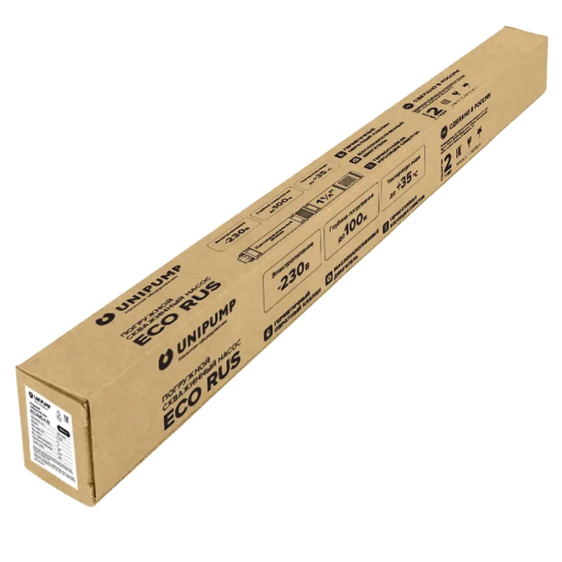 Погружной скважинный насос Unipump ECO RUS 2-100 14501, 1,3 кВт, 1 м в Переславле