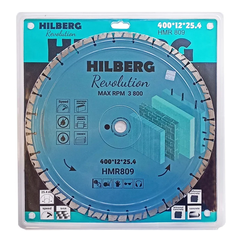 Диск алмазный отрезной Hilberg Revolution HMR809 (400х25,4х12) в Александрове