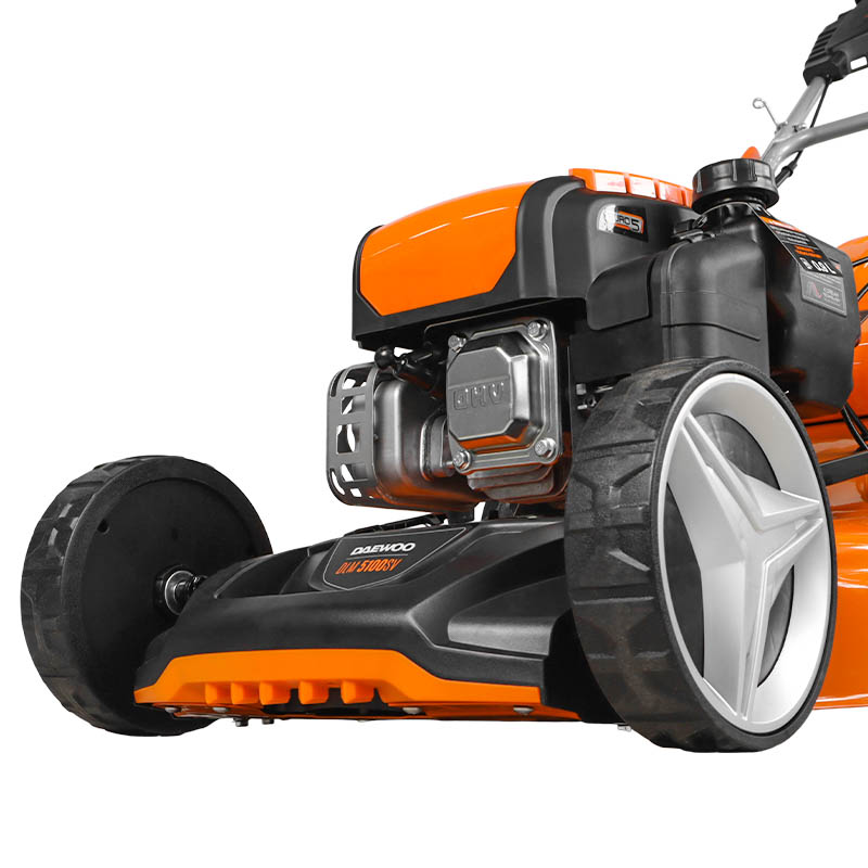 Бензиновая газонокосилка Daewoo DLM 5100SV с мешком для сбора мульчи