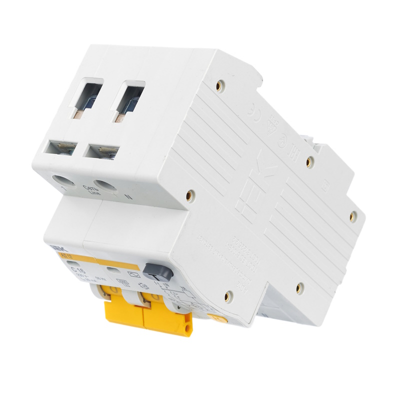 Дифференциальный автомат IEK KARAT АД12 2P MAD10-2-016-C-030, 16А, 30мА, тип AC