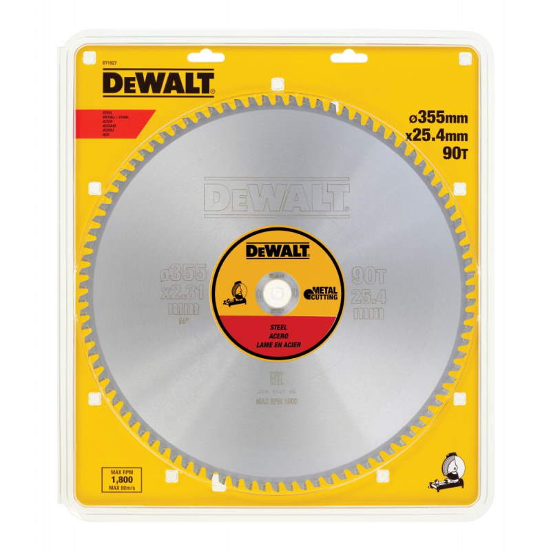Диск пильный DeWalt DT 1927  для стали 355/25,4 в Твери