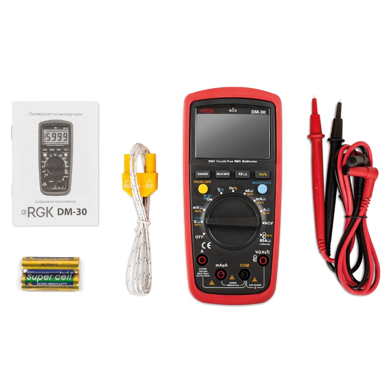 Цифровой мультиметр RGK DM-30 776448 в Рыбинске