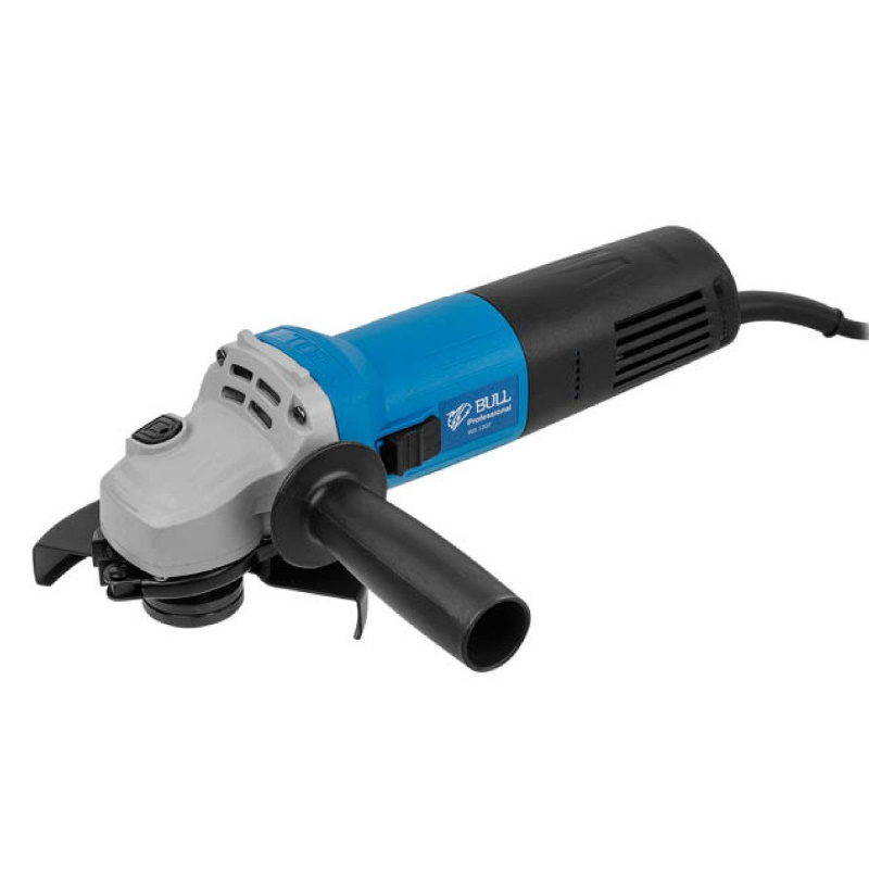 Одноручная углошлифмашина Bull WS 1207 329010 в коробке 125 мм 1400 Вт плавный пуск регулировка оборотов конст эл 7721₽