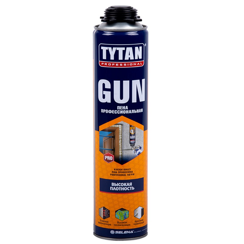 Пена монтажная профессиональная Tytan Professional Gun O2, летняя, 750 мл в Муроме