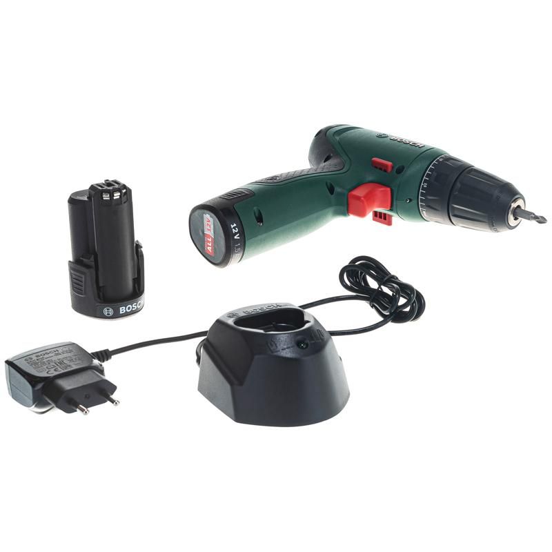 Аккумуляторная дрель-шуруповерт Bosch EasyDrill 1200 06039D3007, 2 аккумулятора