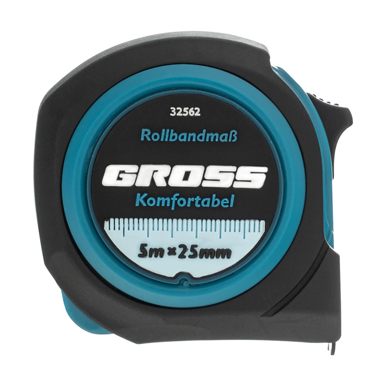 Рулетка Gross "Komfortabel" 32562 (автоматическое сматывание, 5 м, 25 мм)