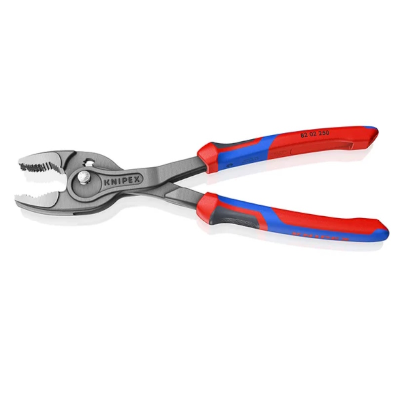 Клещи с фронтальным и боковым захватами Knipex TwinGrip KN-8202250, зев 5-27 мм, длина 250 мм, 3-комп ручки в Угличе