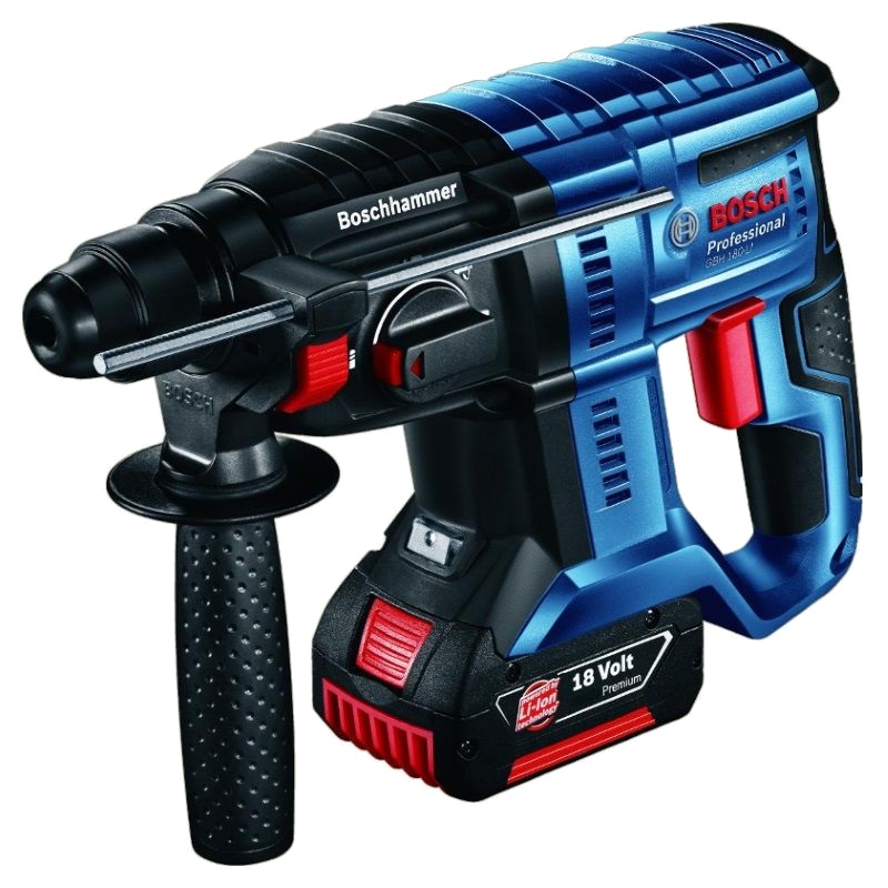 Аккумуляторный перфоратор Bosch GBH 180-LI 0.611.911.023  в кейсе, с защитной муфтой в Иваново