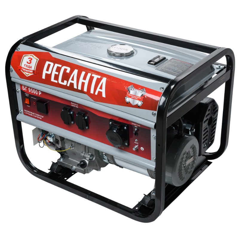 Бензиновый генератор Ресанта БГ 9500 Р в Кинешме