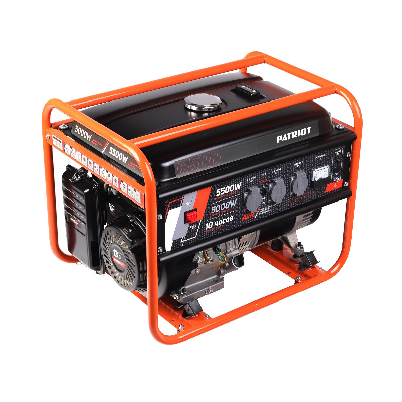 Бензиновый генератор Patriot Max Power SRGE 6500, 474103166 в Кинешме