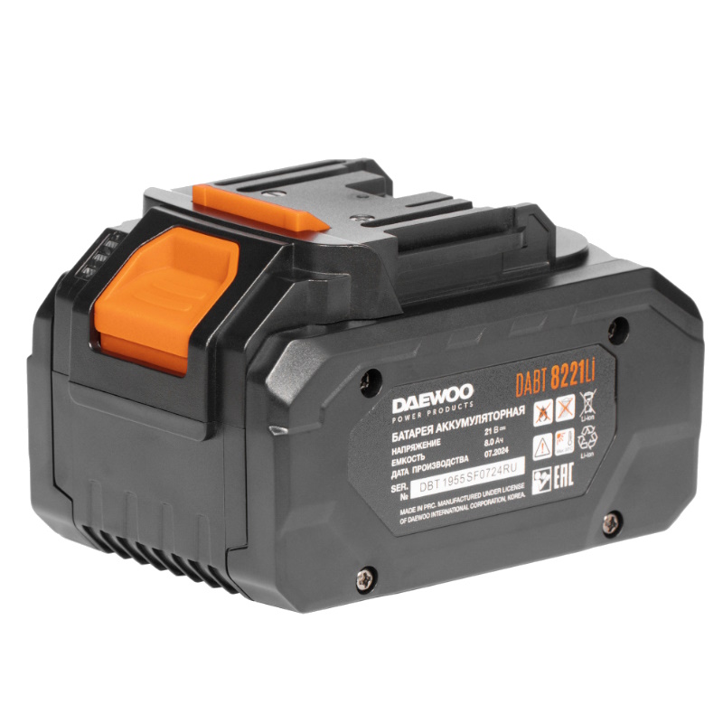 Батарея аккумуляторная Daewoo DABT 8221Li 7875₽