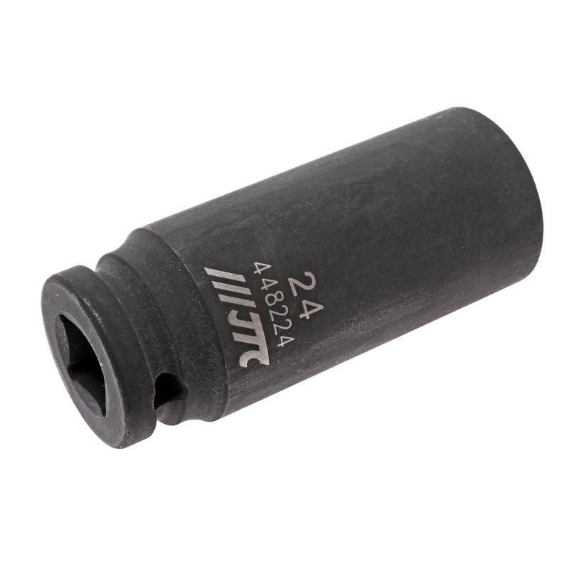 Головка торцевая JTC JTC-448224, 1/2", 24 мм, ударная, высокая, L=82 мм