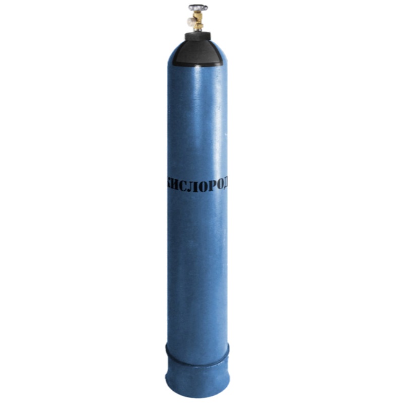 Кислородный газовый баллон 40 л (пустой, переаттестованный)