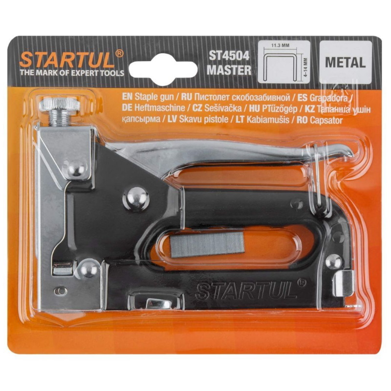 Пистолет скобозабивной Startul Master ST4504, мет. 4-14 мм в Иваново