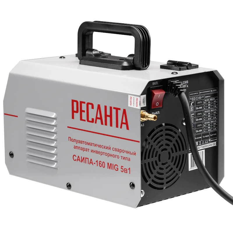 Сварочный полуавтомат Ресанта САИПА-160 MIG 5в1 65188